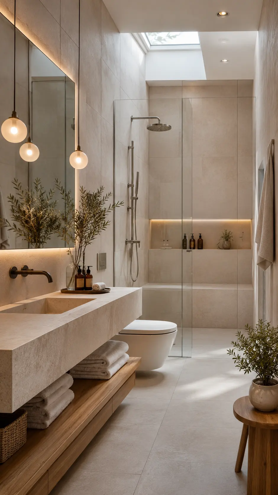 Luxury Scandinavian Bathroom